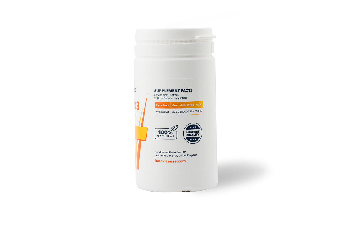 Vitamin D3 200 µg – 100 Kapseln